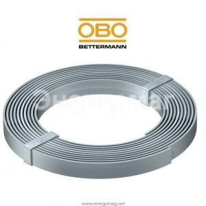Оцинкованная стальная полоса, плоский провод 30х3,5 мм OBO Bettermann в бухте